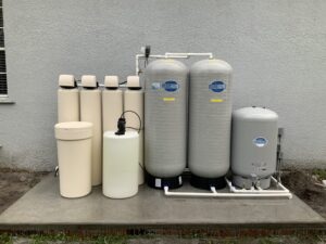 Un avanzado ablandador de agua y sistemas de filtración en Orlando.